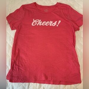Fun CHEERS t shirt from J Crew Factory